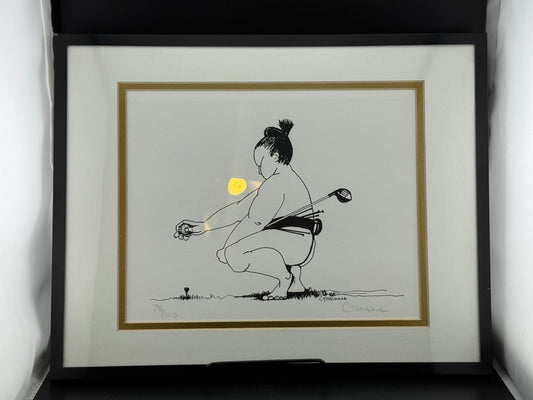Signed Limited Edition Print "Respect to Par 5" by Cathy Torchiana - 78/100