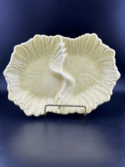 Woodfield Golden Fawn Two-Part Relish Dish by Steubenville