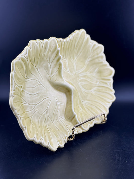 Woodfield Golden Fawn Two-Part Relish Dish by Steubenville