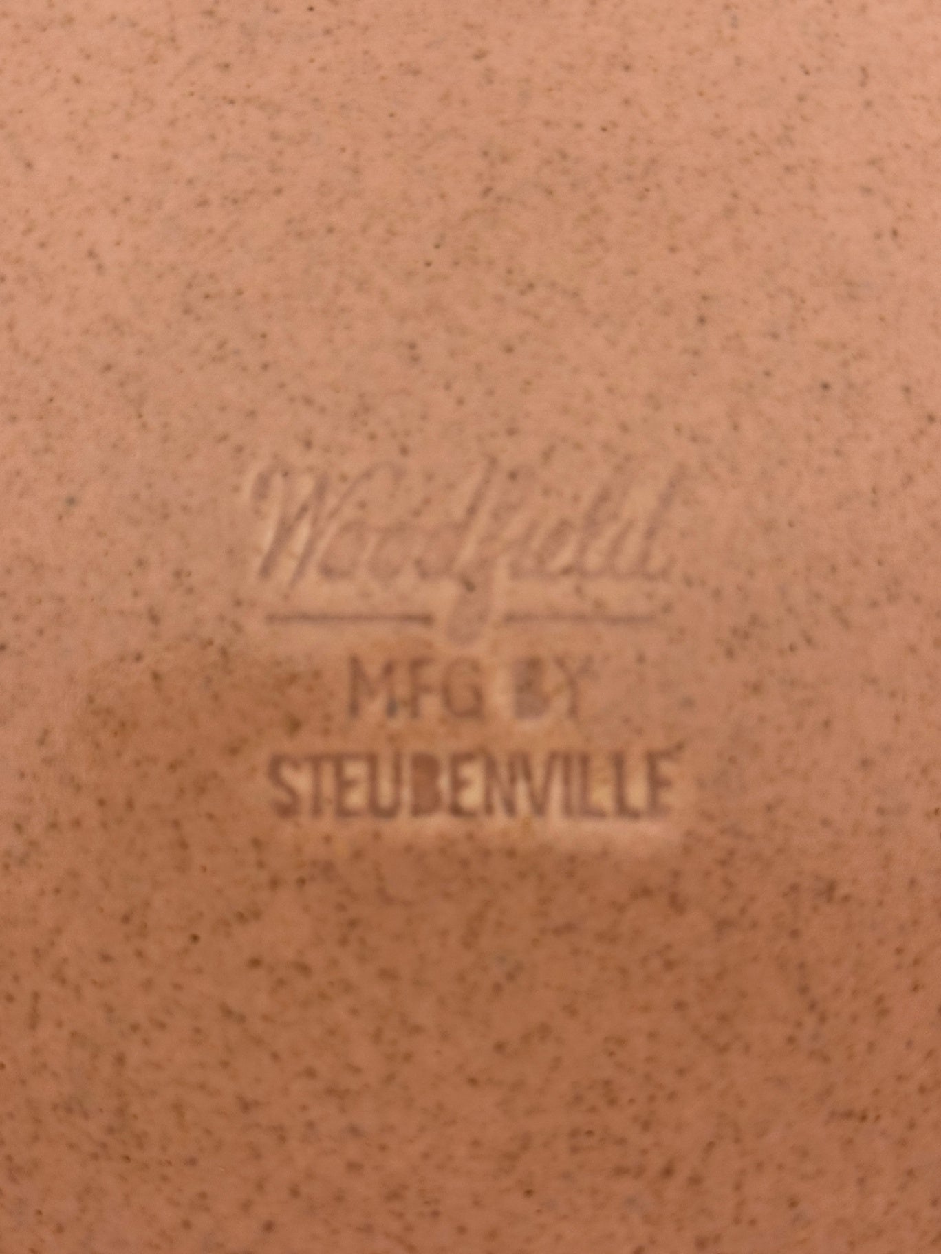Woodfield Salmon Pink 10.5" Plate by Steubenville