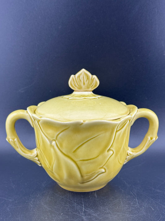 Woodfield Golden Fawn Sugar Bowl with Lid by Steubenville