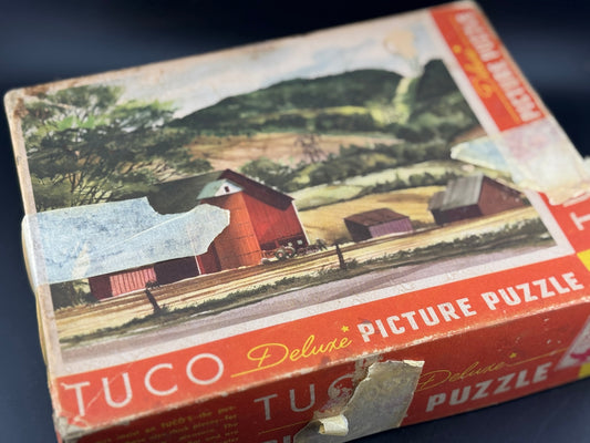 Vintage Tuco Puzzle - The Red Barn