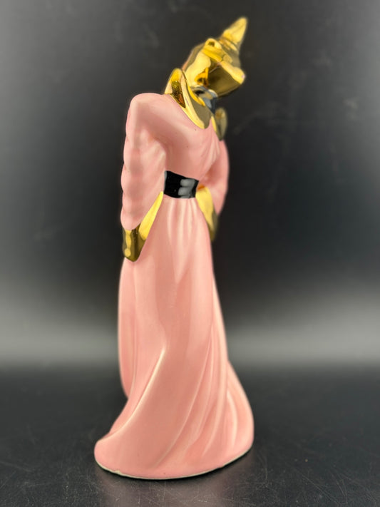 Vintage Asian Woman Figurine by Miramar of CA Pottery