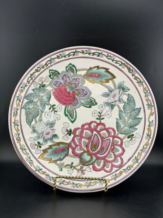 Vintage Classic Traditions JC Penny Exclusive Chinoiserie Floral Plate