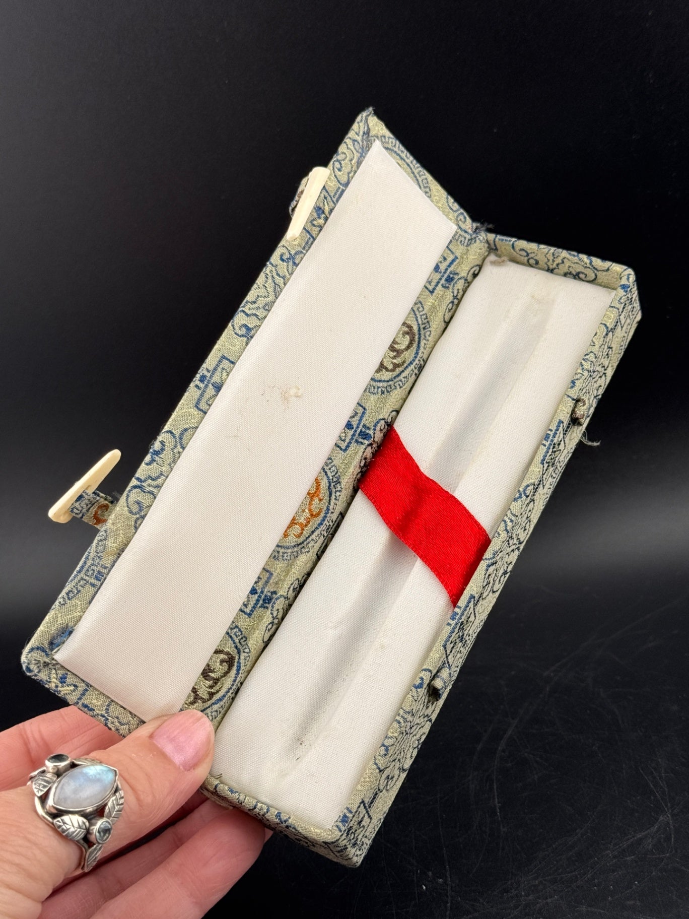 Vintage Asian Fabric Pen/Brush Case