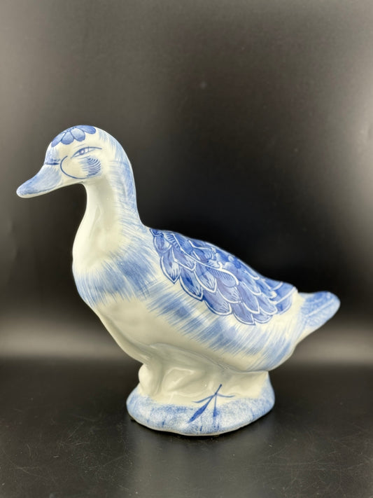Vintage Delft-Style Duck