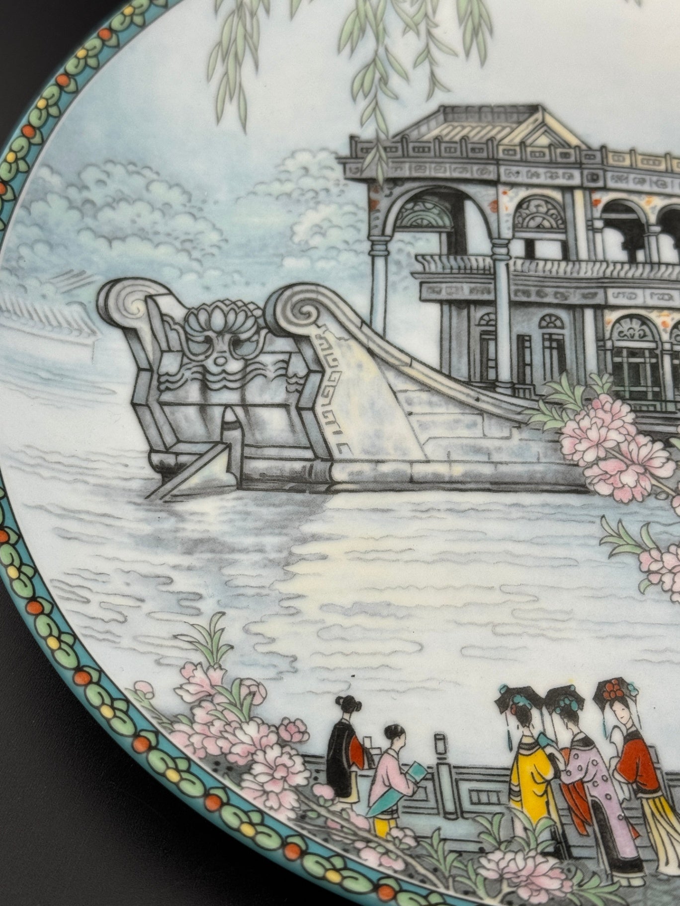 Vintage 1988 Imperial Jingdezhen Chinese Porcelain Plate