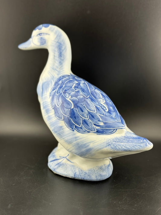Vintage Delft-Style Duck
