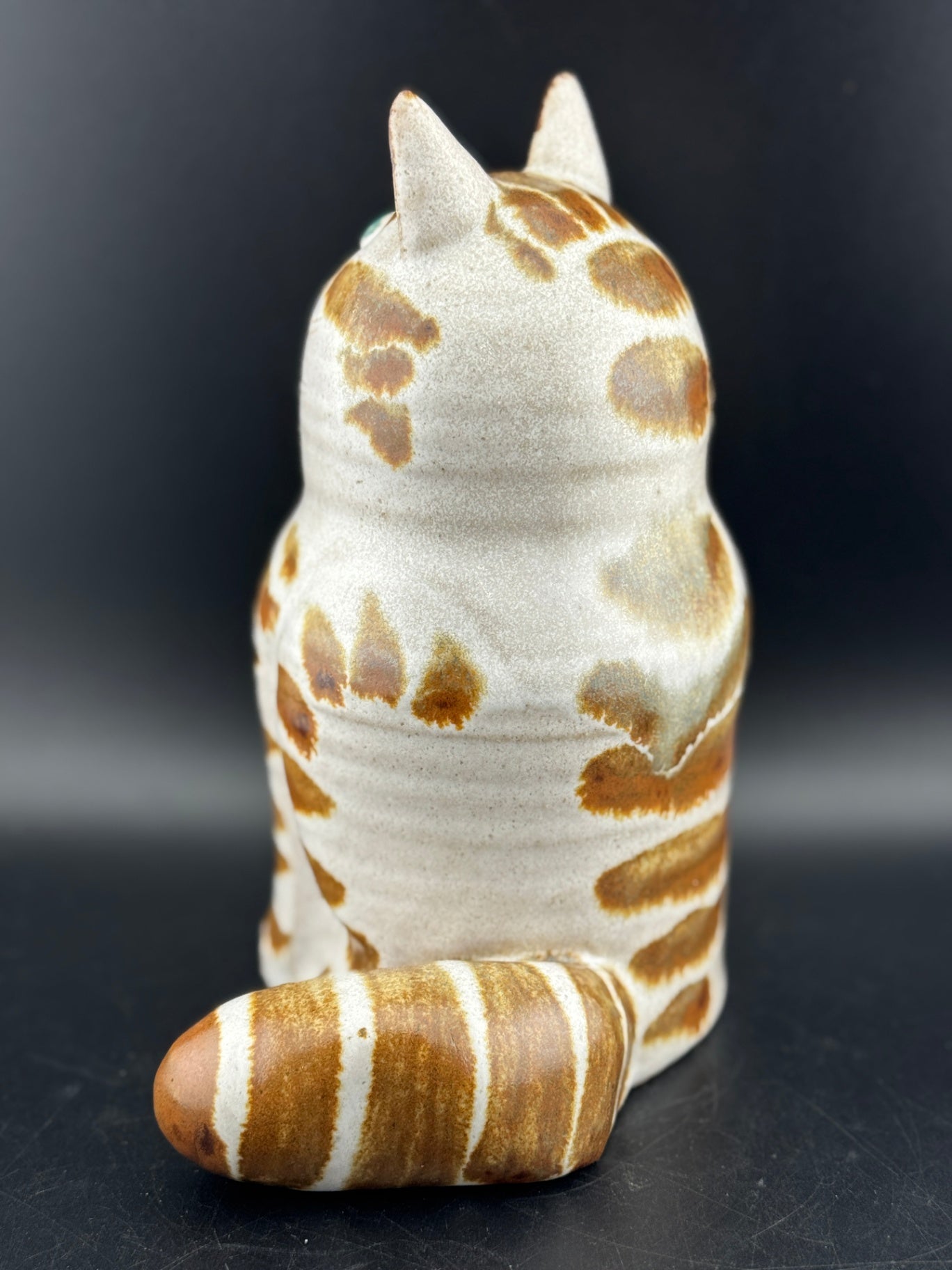 1970's Foxlo Studio Stoneware Cat Statue