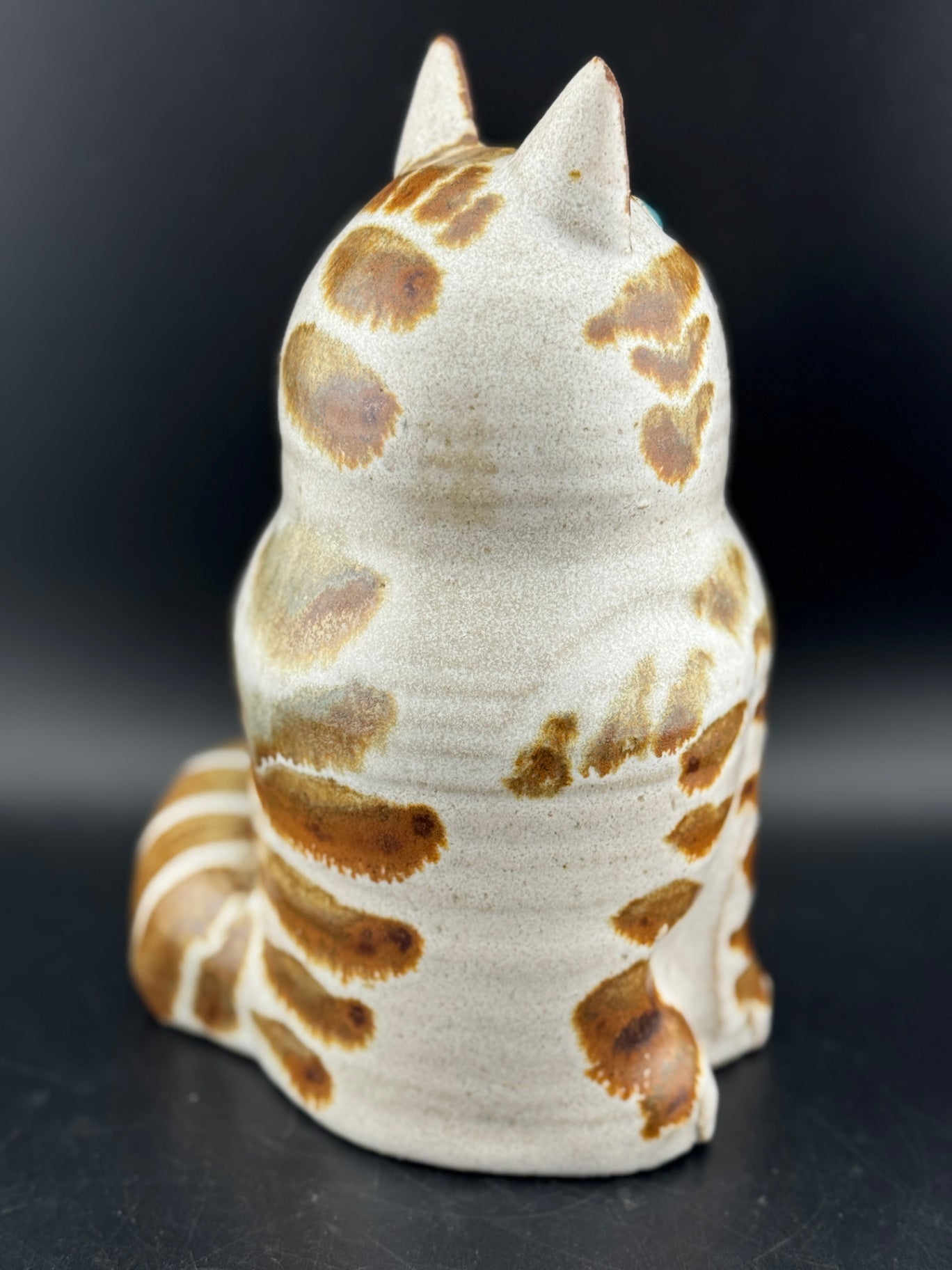 1970's Foxlo Studio Stoneware Cat Statue