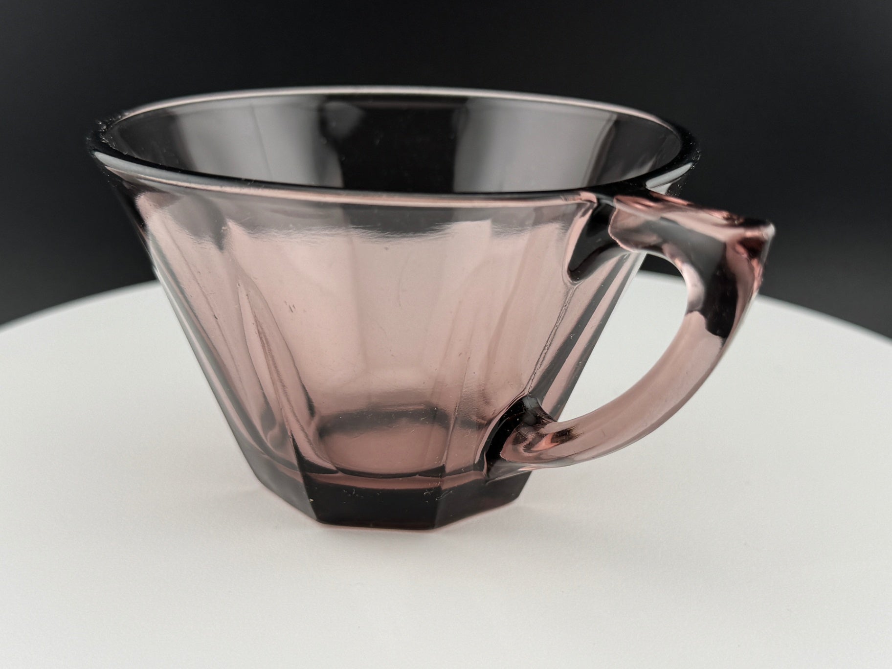 Hazel Atlas Amethyst Coffee Cup