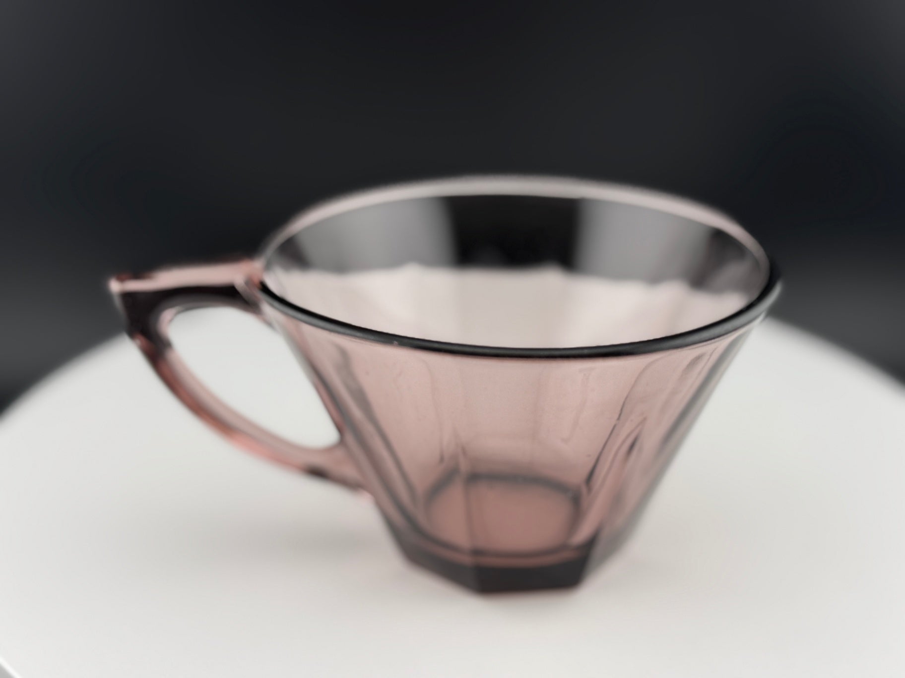 Hazel Atlas Amethyst Coffee Cup