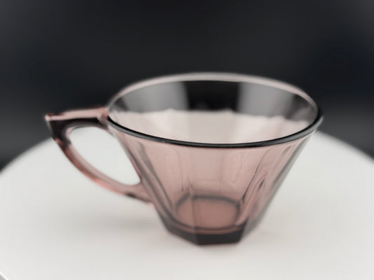 Hazel Atlas Amethyst Coffee Cup