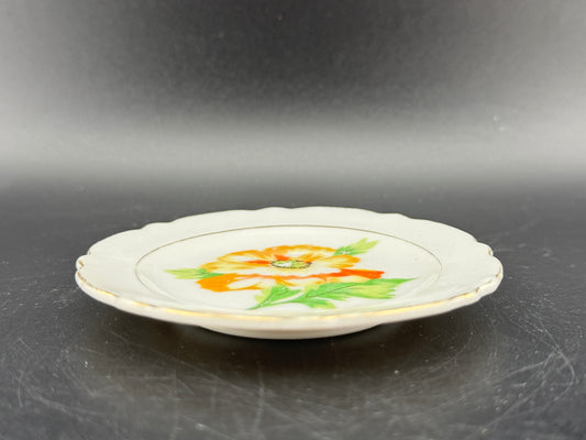 Vintage Japanese Mini Poppy Plate