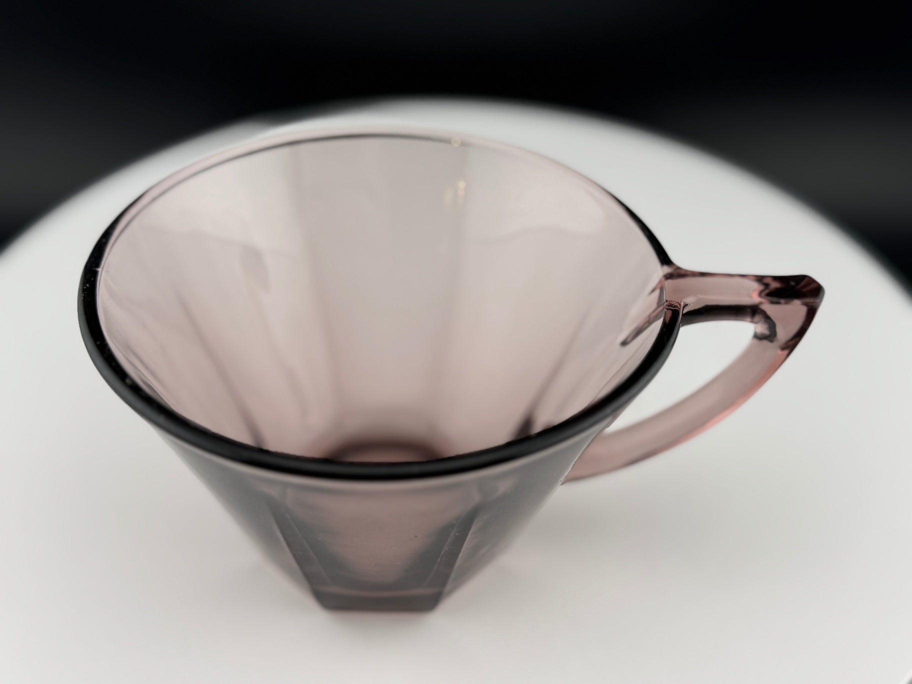 Hazel Atlas Amethyst Coffee Cup