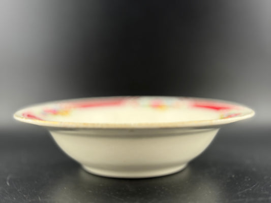 Vintage Homer Laughlin Brittany Red 6.5" Rose Bowl