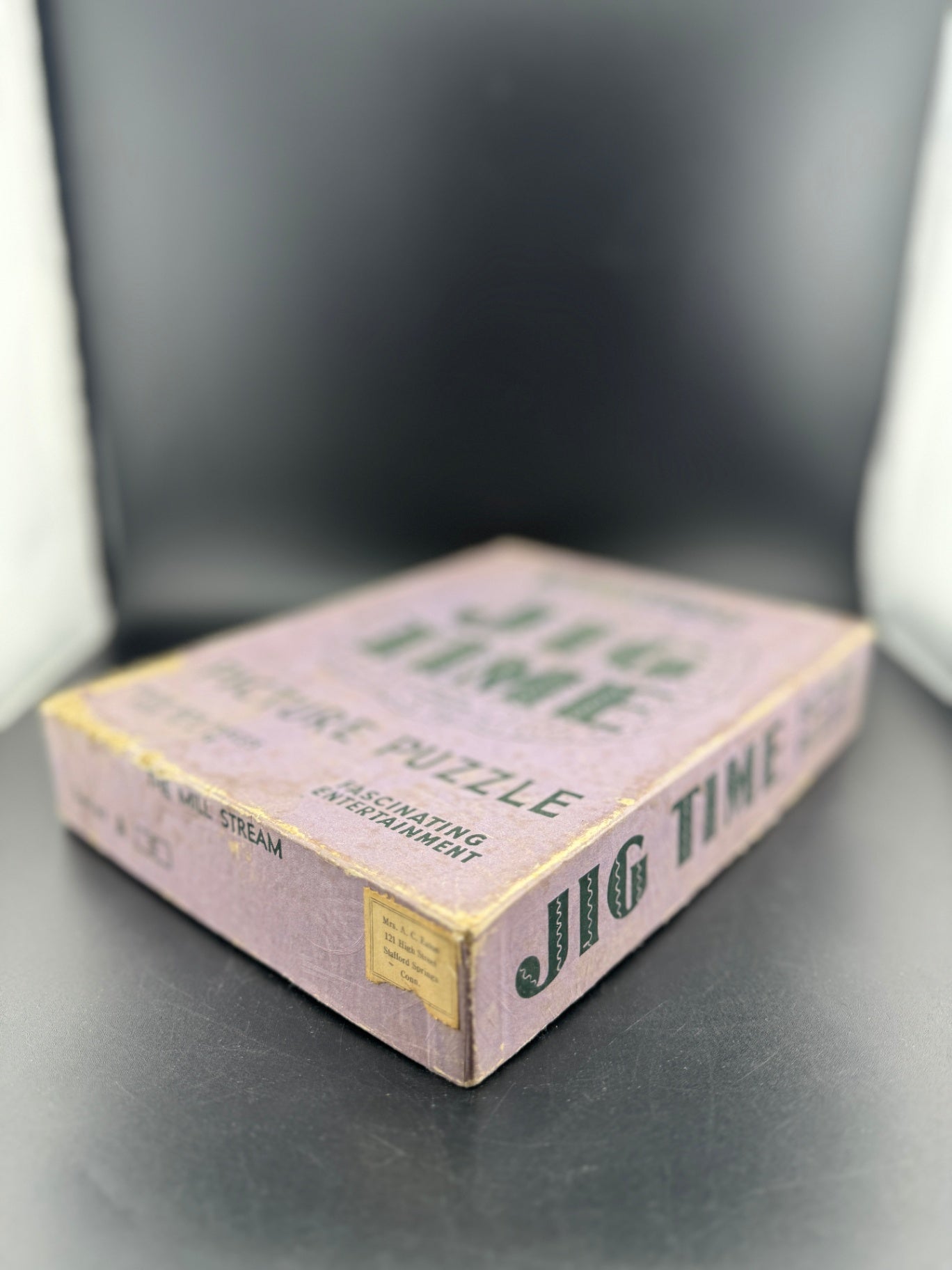 Vintage Jig Time Picture Puzzle - The Mill Stream