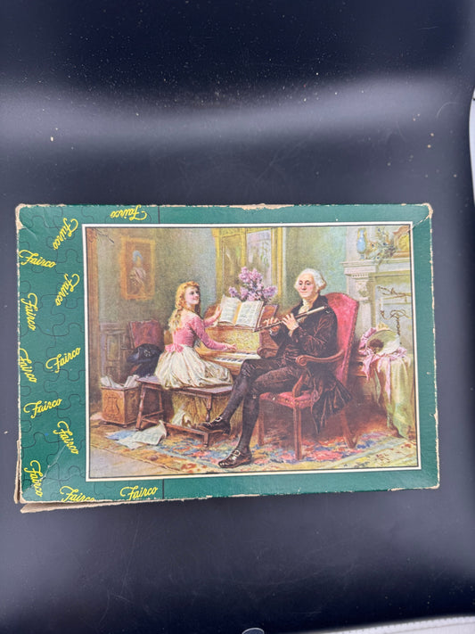Vintage Fairco Puzzle - Washington and Nellie Custis