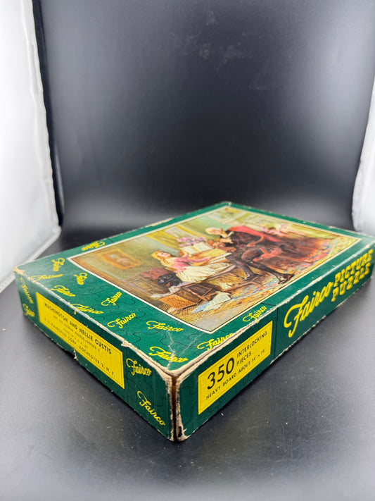 Vintage Fairco Puzzle - Washington and Nellie Custis