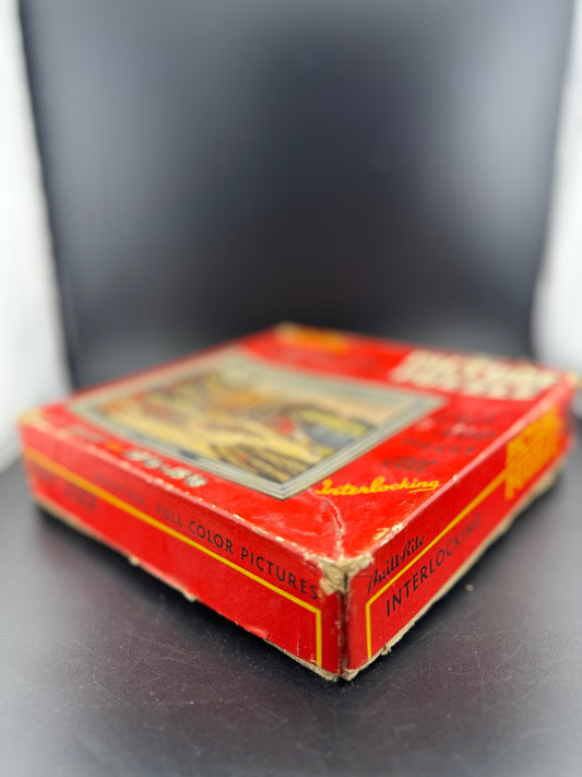 Vintage Built-Rite Puzzle - Ship Building