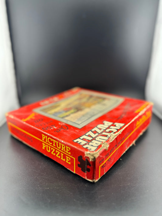 Vintage Built-Rite Puzzle - Ship Building