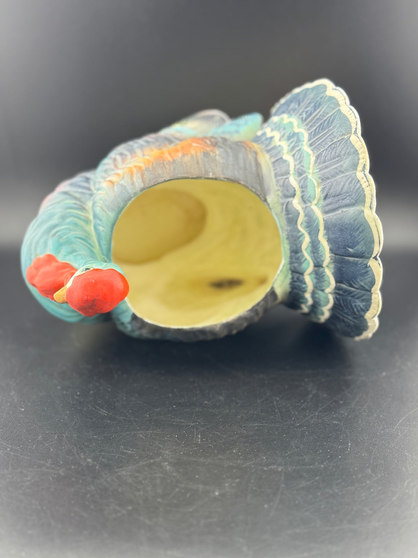Mid-Century Relpo Ceramic Turkey Planter