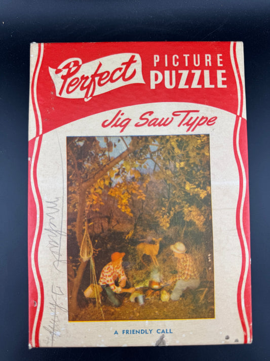 Vintage Perfect Puzzle - A Friendly Call