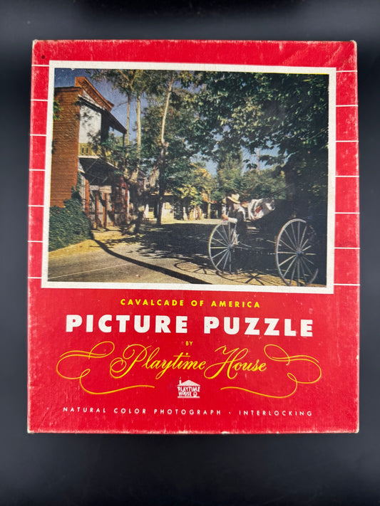 Vintage Playtime House Puzzle - Ghost Town