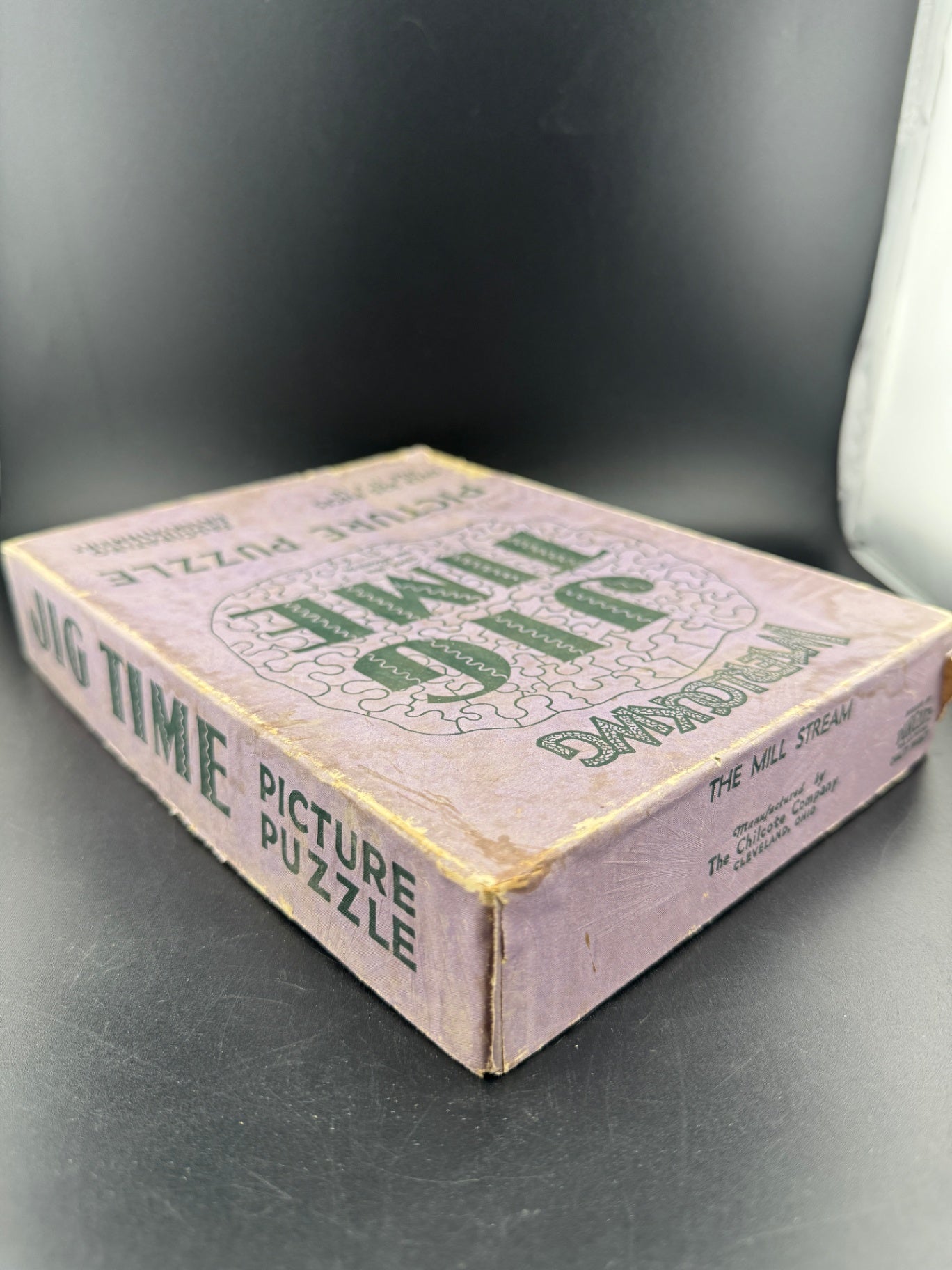 Vintage Jig Time Picture Puzzle - The Mill Stream