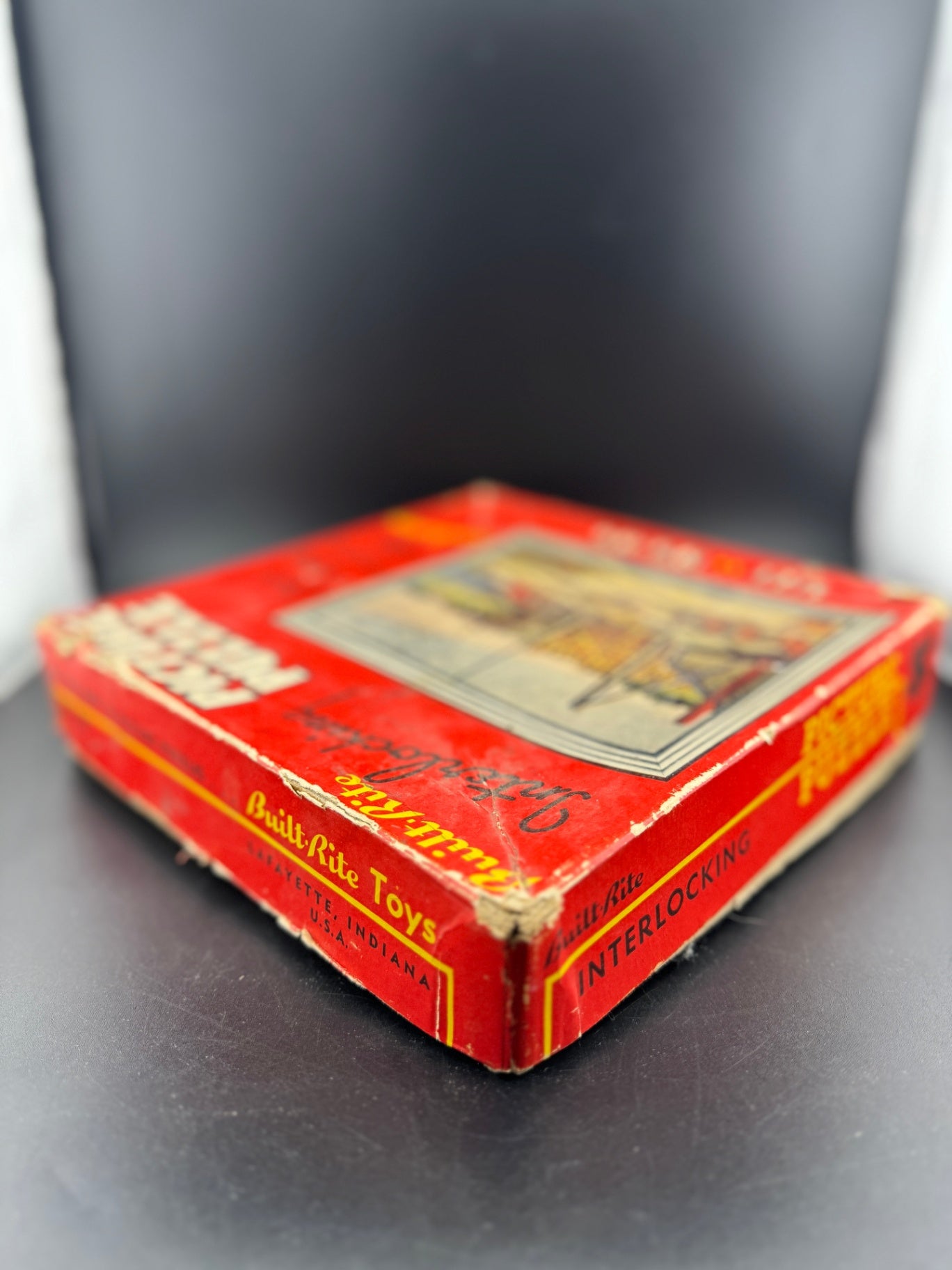 Vintage Built-Rite Puzzle - Ship Building