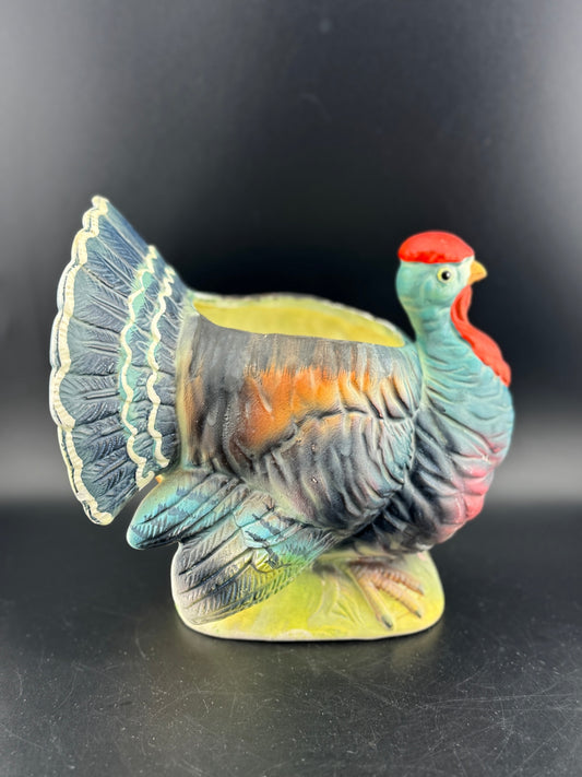 Mid-Century Relpo Ceramic Turkey Planter