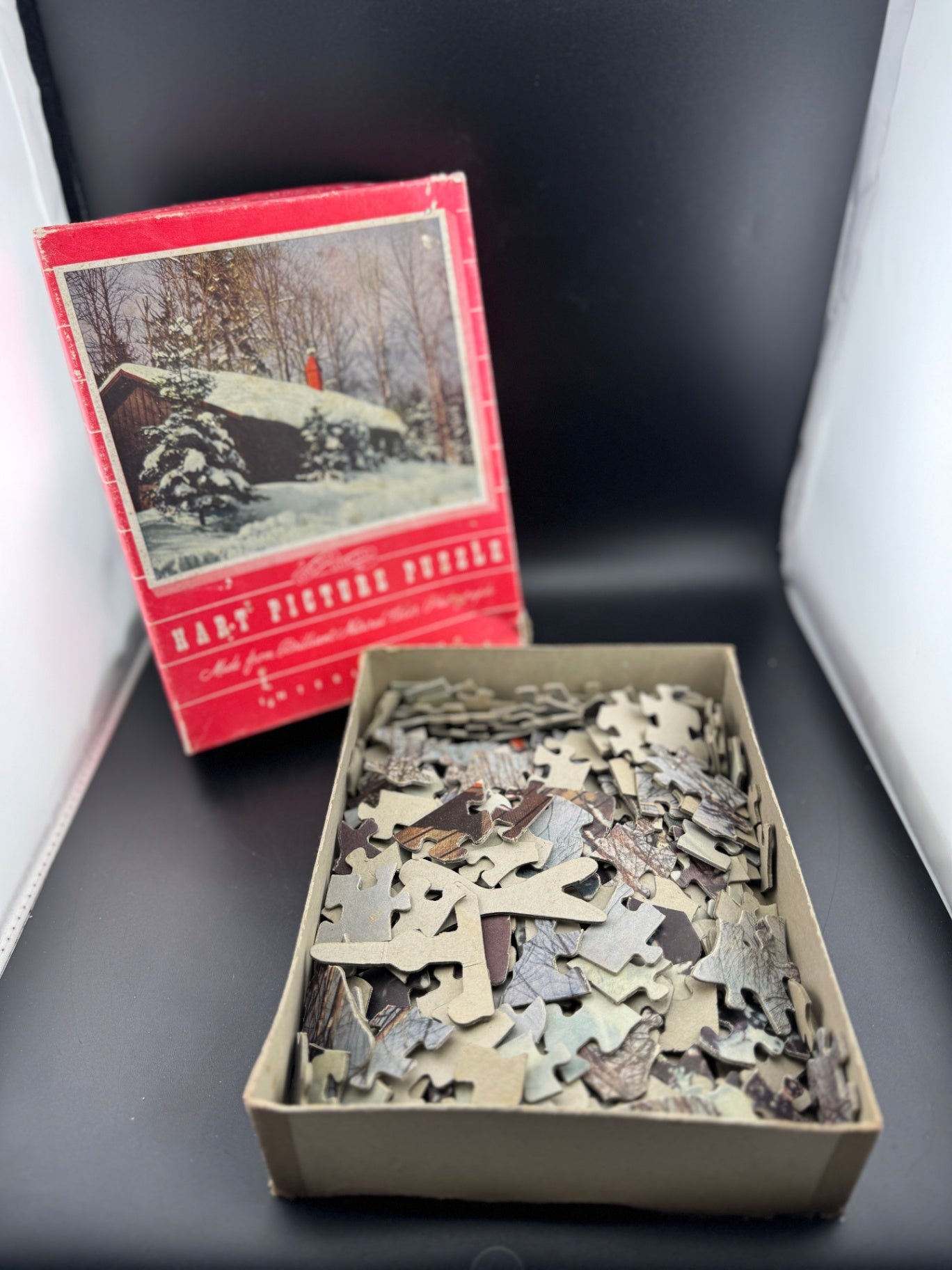 Vintage Hart Picture Puzzle - Adirondaks