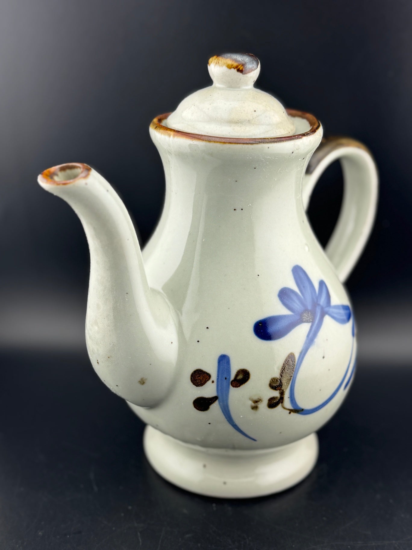 Vintage Mexican Pottery Teapot