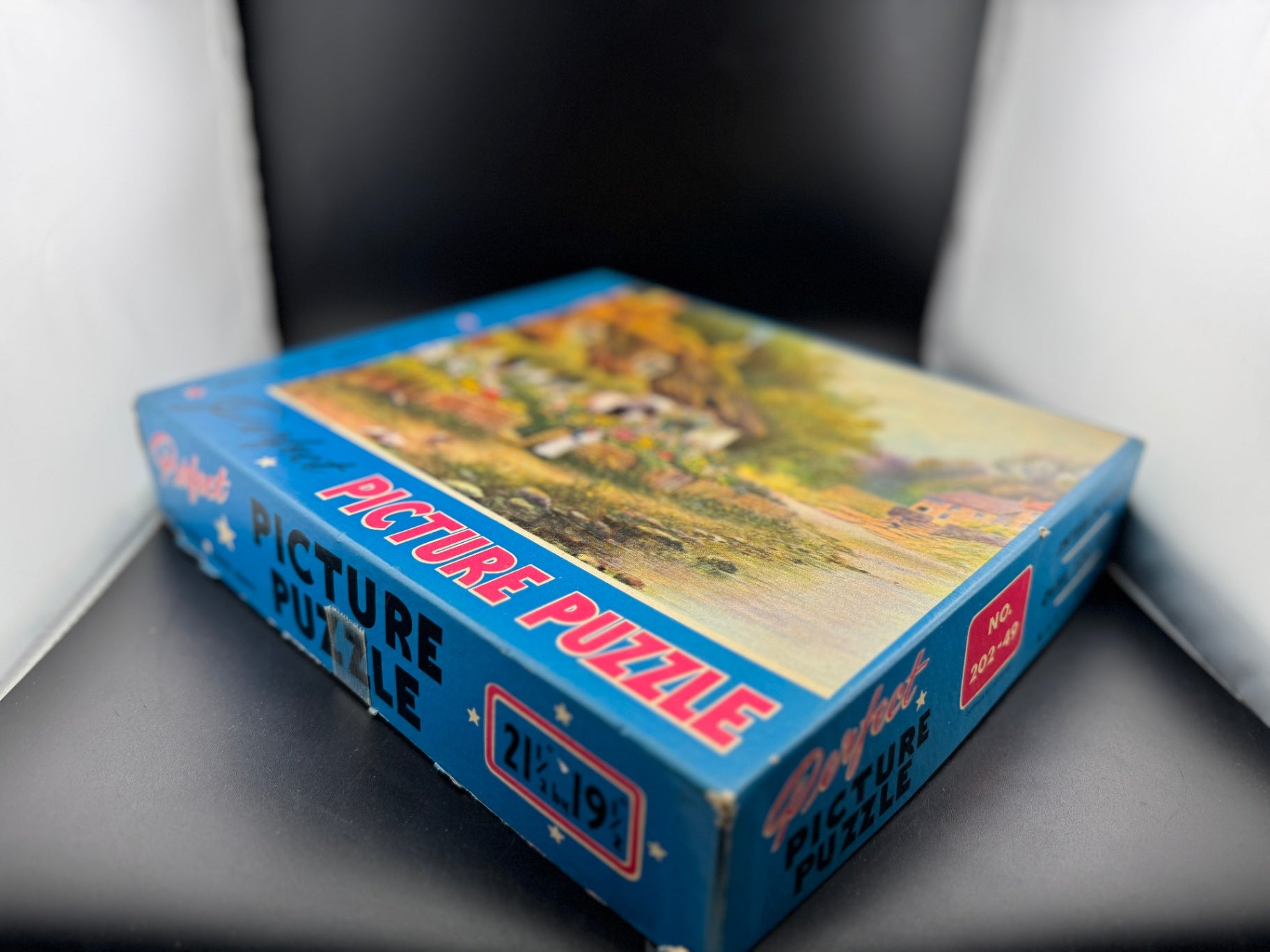 Vintage Perfect Picture Puzzle - Cottage by the River