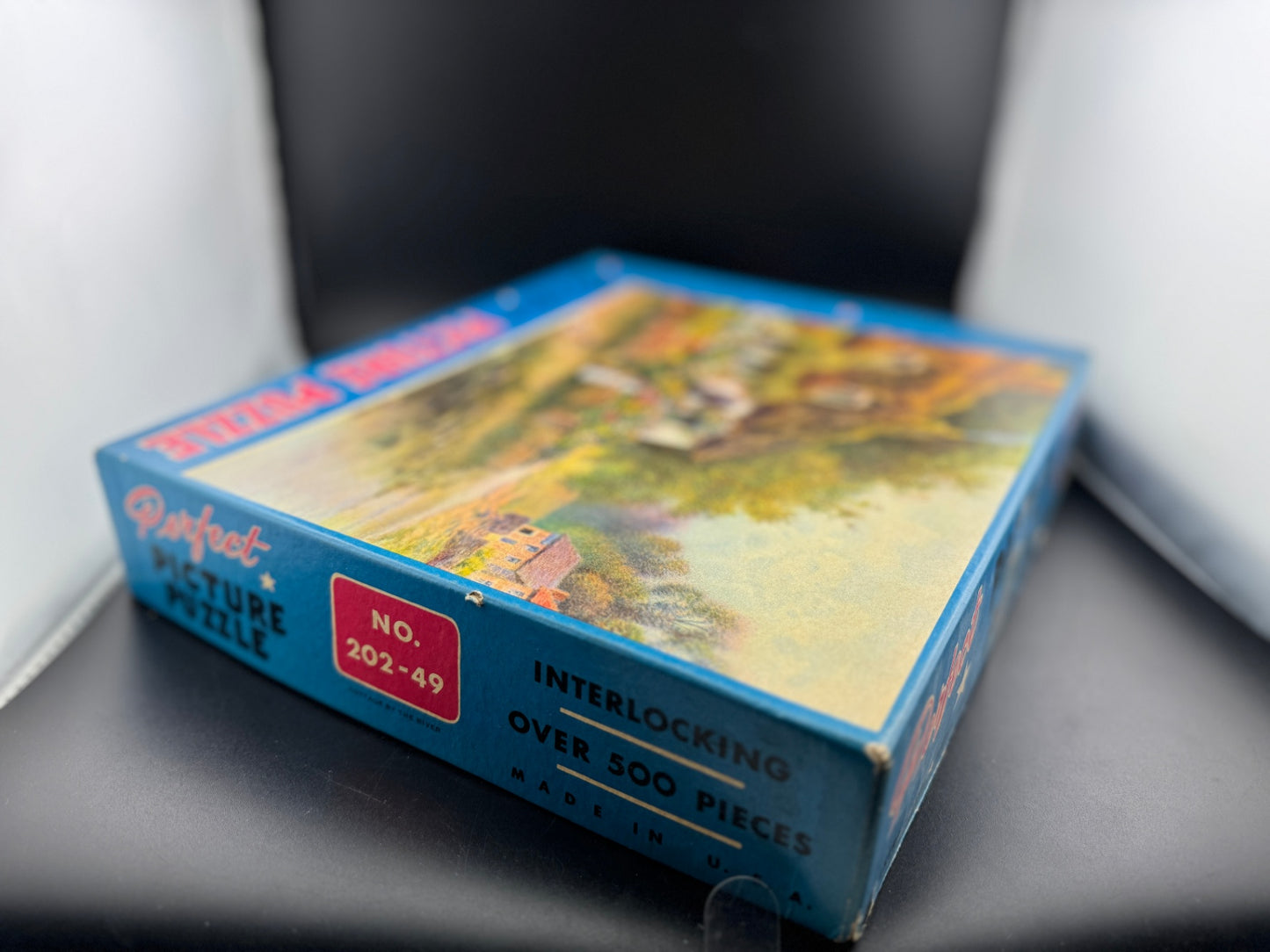 Vintage Perfect Picture Puzzle - Cottage by the River