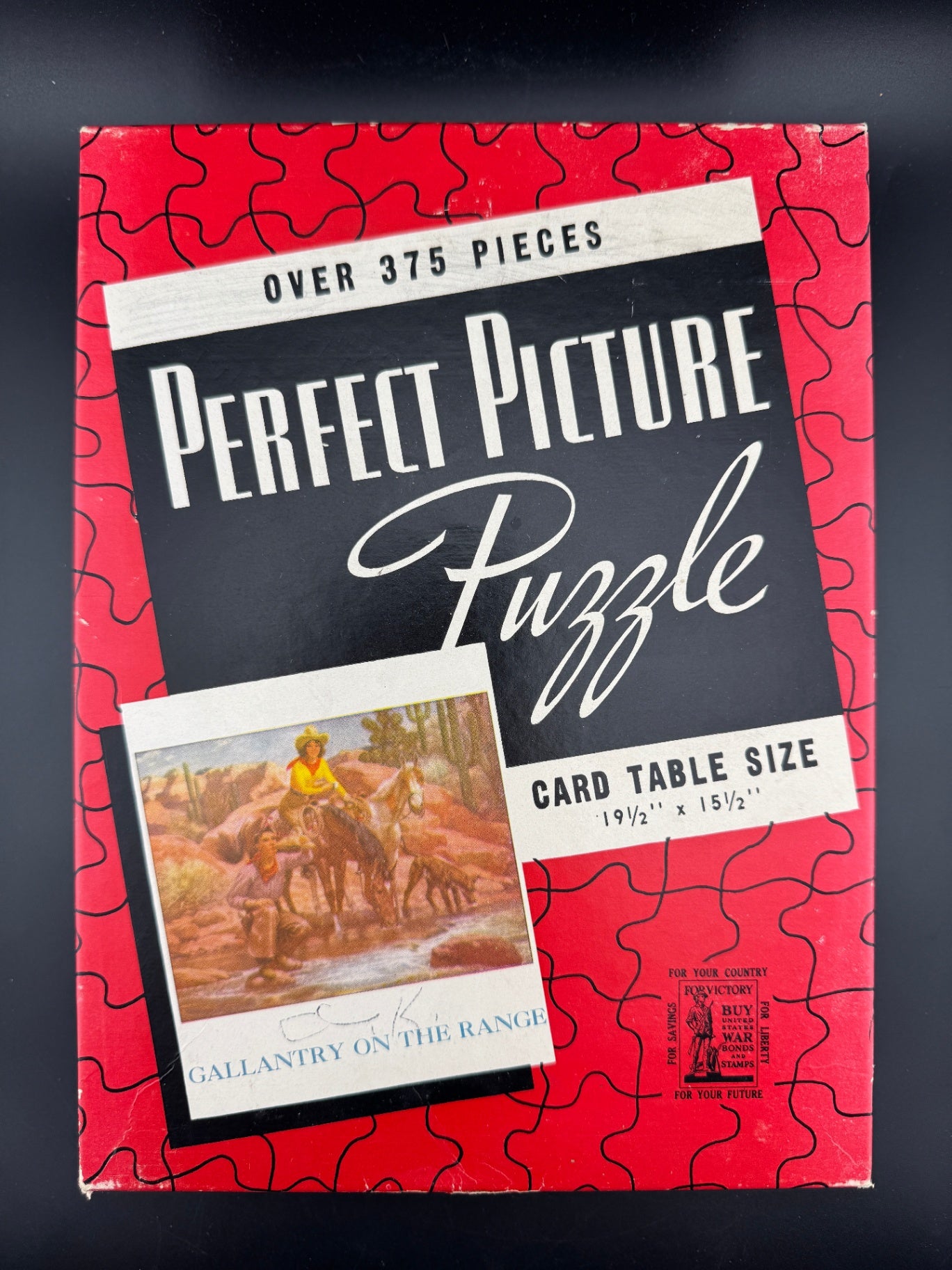 Vintage Perfect Picture Puzzle - Gallantry on the Range