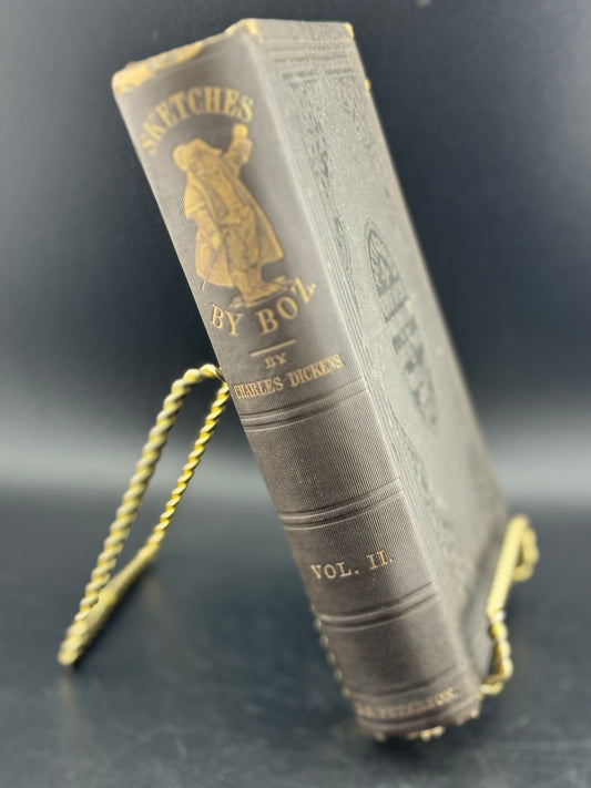 Charles Dickens "Sketches by Boz - Volume II" - The Peterson's Duodecimo Edition