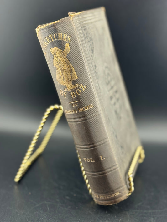 Charles Dickens "Sketches by Boz - Volume I" - The Peterson's Duodecimo Edition