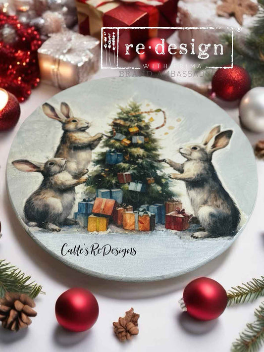 A3 Decoupage Fiber Pack - Bunny Wonderland.
