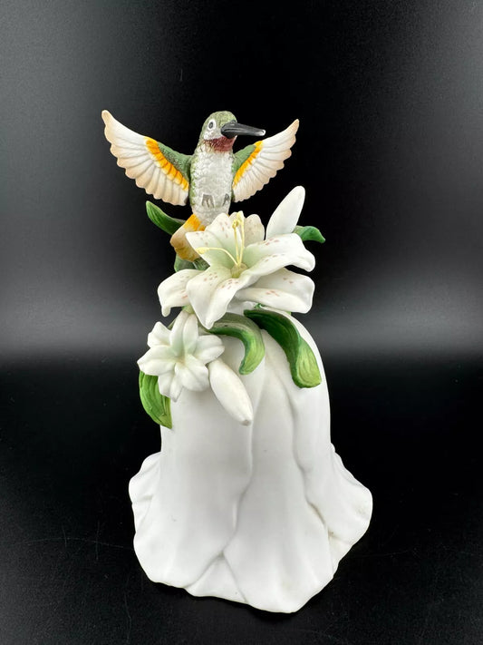 Porcelain Hummingbird Bell