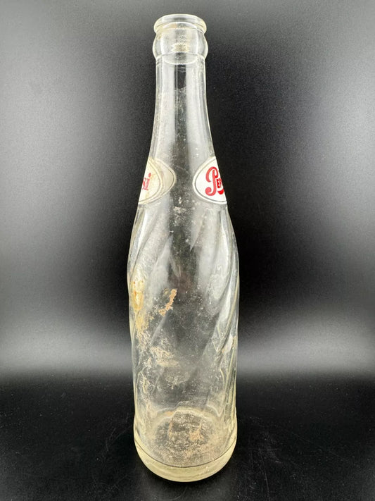 Vintage Glass 12 oz Pepsi-Cola Pop Bottle