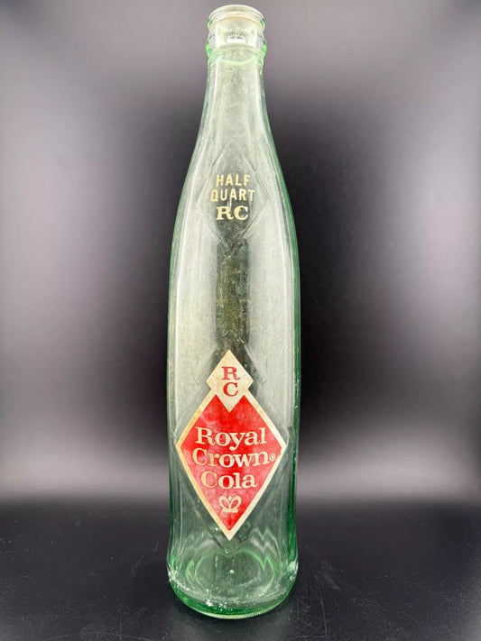 Vintage Glass RC Royal Crown Cola Pop Bottle