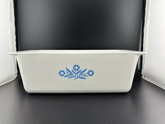 Vintage Corning Ware Blue Cornflower Loaf Pan, P-315-B