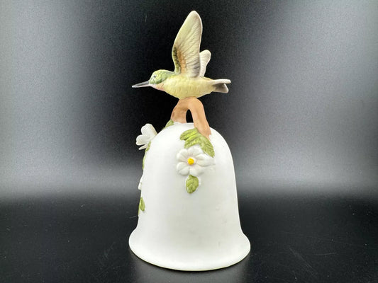 Enesco Porcelain Hummingbird Bell
