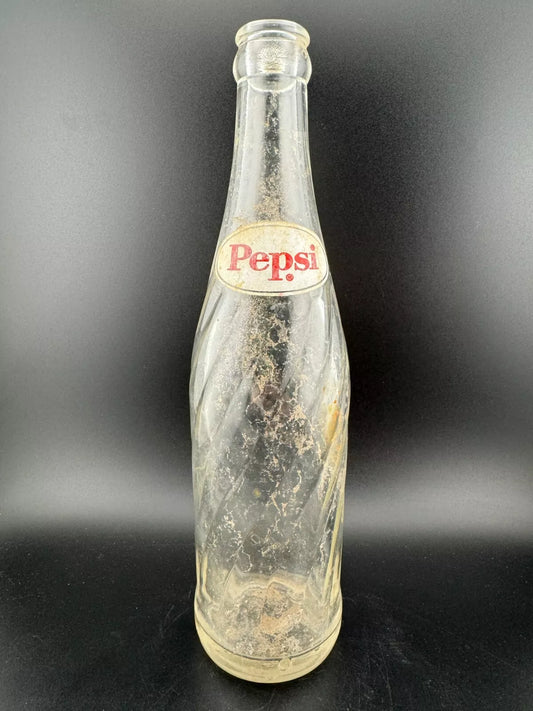 Vintage Glass 12 oz Pepsi-Cola Pop Bottle