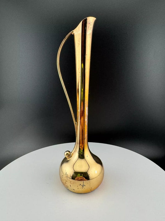 Vintage Silver Plated Bud Vase with Handle