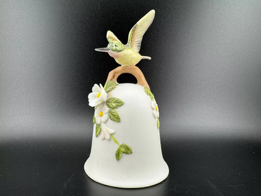 Enesco Porcelain Hummingbird Bell